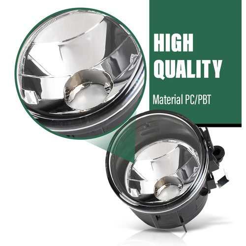 Solid Spare Pair Front Bumper Fog Lights Driving Lamps Fit For 2011-2021 BMW X1 X2 X3 X4