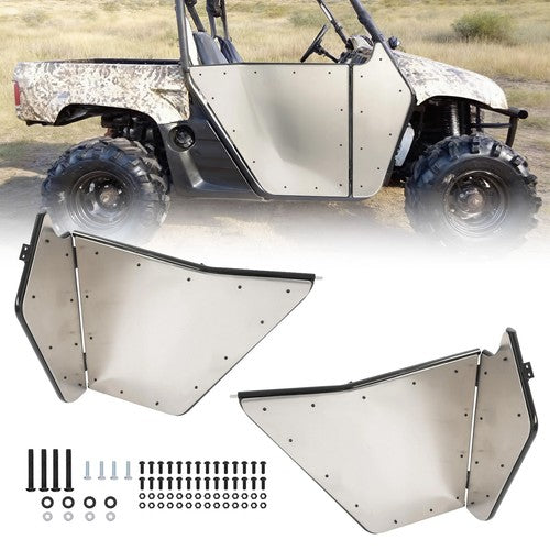 Solid Spare Aluminum Side Doors Complete For Yamaha Rhino 450 600 700 2007-2013