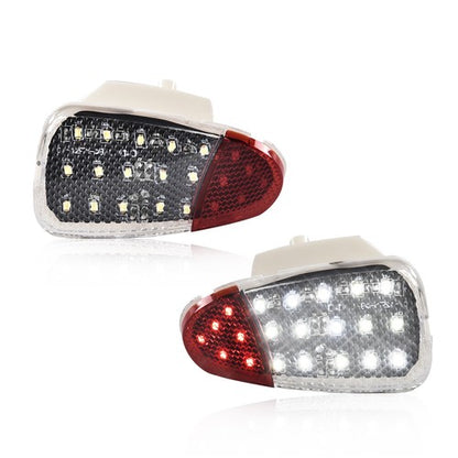 Solid Spare 2x LED Panel Door Interior Courtesy Light Lamp Fit For 1997-2003 Ford F150 F250