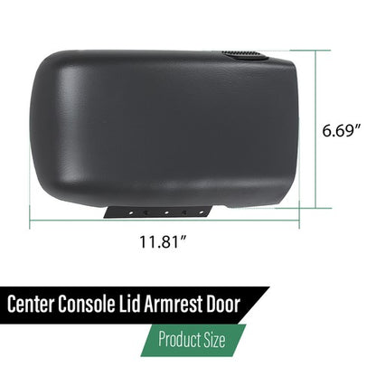 Solid Spare Fit For 1997-2002 Camaro / Firebird Console Door Lid Armrest Gray 10421355
