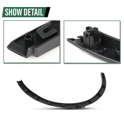 Solid Spare Fender Trim Molding Fit For 14-18 Land Rover Range Rover Evoque Front Left&Right