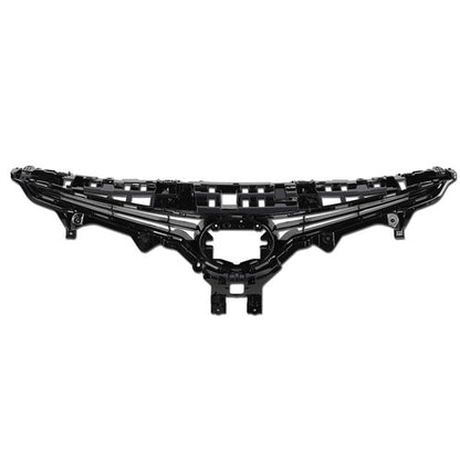 Solid Spare Fit For 2018 2019 2020 Toyota Camry SE XSE Front Bumper Upper Grille Grill Black