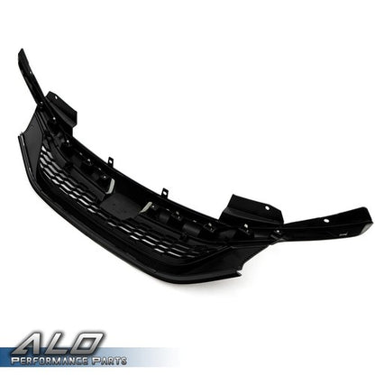 Solid Spare Front Bumper Upper Hood Grill Fit For 16-17 Honda Accord Sedan Sport Style