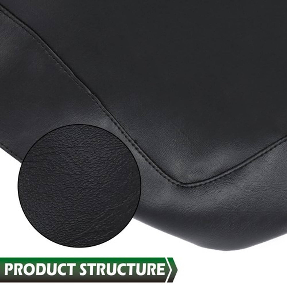 Solid Spare Fit For 2014-2023 Harley Touring FLH FLT Model Saddlebag Lid Cover Leather Black