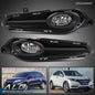 Solid Spare Fit For 2016-2018 Honda HRV Driver Passenger Side Bumper Fog Lamp Light W/ Cover