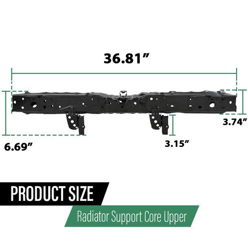 Solid Spare Fit For 2019-2024 Toyota RAV4 Radiator Support Core Upper 5320542906 TO1225494