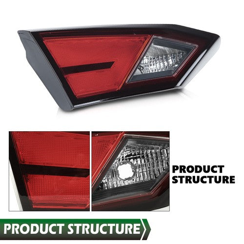 Solid Spare Inner Tail Light Rear Brake Lamp Fit For 2019-2022 Nissan Altima Left Side