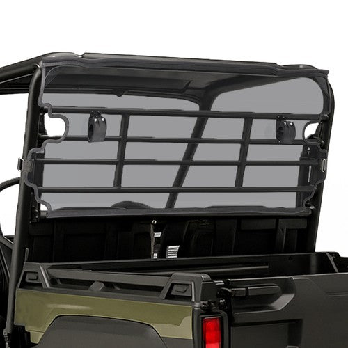 Solid Spare Scratch Resistant Window For Kawasaki Mule PRO-MX 19-up Smoke Rear Windshield