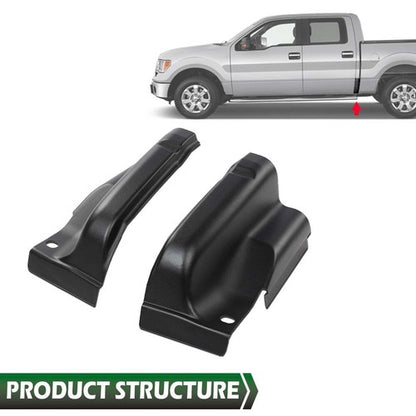 Solid Spare Fit For 09-14 Ford F-150 Crew Cab 4-Door Iron Cab Corners Left & Right Pair
