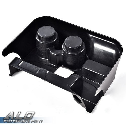Solid Spare Center Console Cup Holder Matte Black Fit For 2003-2012 Dodge Ram 1500 2500 3500