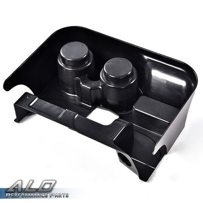 Solid Spare Center Console Cup Holder Matte Black Fit For 2003-2012 Dodge Ram 1500 2500 3500