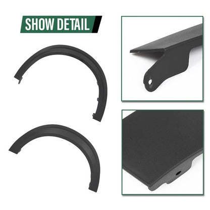 Solid Spare Fit For 2022 2023 2024 2025 Ford Maverick Front & Rear Wheel Fender Flares 4pcs