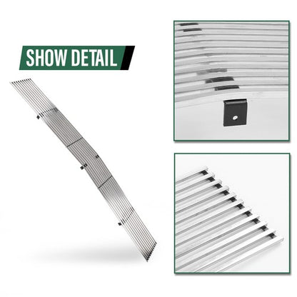 Solid Spare Fit For 91-93 Chevy S-10/91-94 Blazer Phantom Billet Grille Insert Chrome