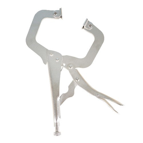 Solid Spare 10Pcs 11" Swivel Pad Locking C-Clamp Locking Pliers With Entrained Rotary Gasket