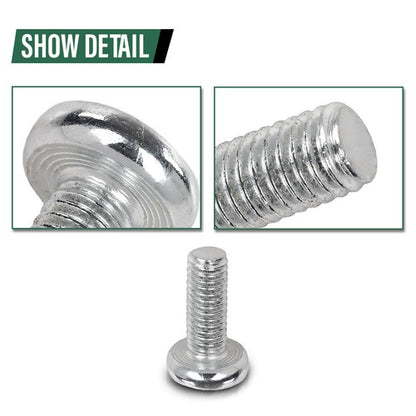 Solid Spare Fit For Toyota Honda Lexus Front & Rear License Plate Screws 100pcs