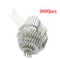 Solid Spare Full Round Head Siding Nails 3600 Pack 2-1/4"x0.092" 15 Degree Wire Coil