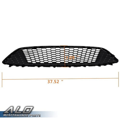 Solid Spare Black Front Upper Bumper Mesh Grille Fit For 2015-2018 Ford Focus S SE F1EZ8200B