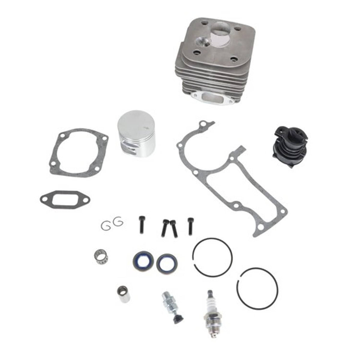 Solid Spare Cylinder Piston Kit 50mm For Husqvarna 365 X-Torq 372XP X-Torq Chainsaw