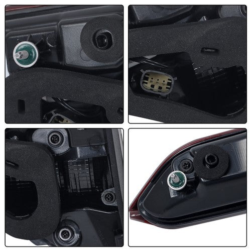 Solid Spare Tail Lamp Driver Inner Tail Light For GMC Acadia AT4 2020-2023 24 LED Left Side