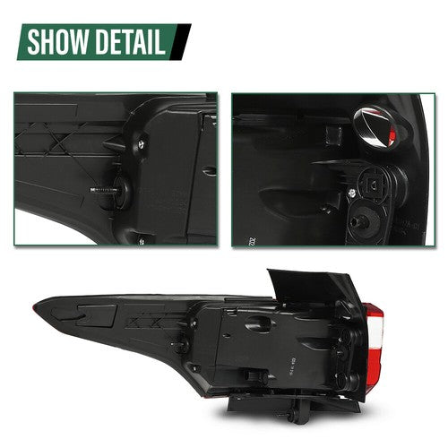 Solid Spare LED Tail Light Brake Lamp Assembly Fit For 18-21 Chevrolet Traverse Right Side