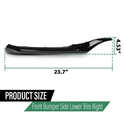 Solid Spare Front Bumper Lower Trim Molding Fit For 2021-2023 Toyota Camry XSE SE Right Side