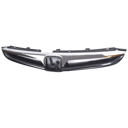 Solid Spare Plastic Black Chrome Front Fit For Honda Accord Sedan 2006-2007 Bumper Grille