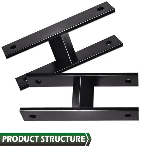 Solid Spare Fit For 1999-2004 Ford F-250 F-350 Super Duty 4WD Front Lift Shackles Kit Black