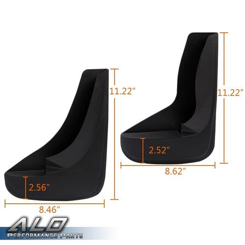 Solid Spare Fit For Universal Mud Flaps Splash Guards With Hardware Front + Rear Combo Set