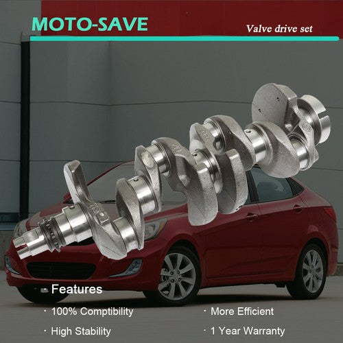 Solid Spare For 12-19 Hyundai Accent Veloster 12-19 Kia Rio Soul 1.6L Crankshaft 23110-2B61