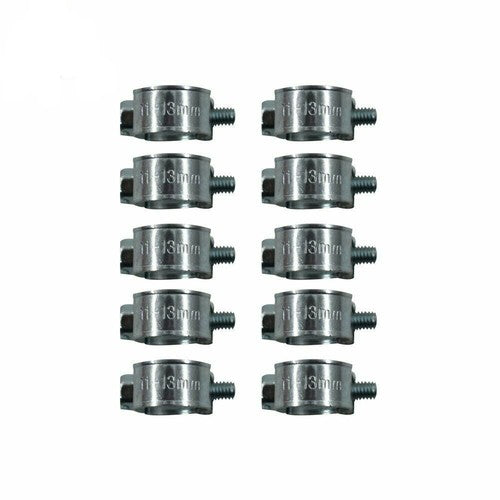 Solid Spare 1/4" FUEL INJECTION HOSE CLAMP / AUTO Fuel clamps?11mm-13mm?30 Pcs