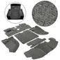 Solid Spare New For TJ Jeep Wrangler 97-06 6 Pieces Full Set Carpet Kit Floor Mat GRAY GREY
