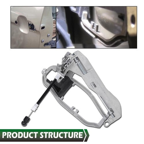 Solid Spare Door Handle Carrier For BMW E53 X5 00-06 Outside Front Left Drive 51218243615