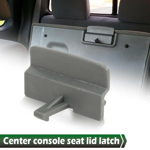 Solid Spare Fit For 10-18 Ford F-150 F150 Pickup Center Console Jump Seat Lid Latch Gray