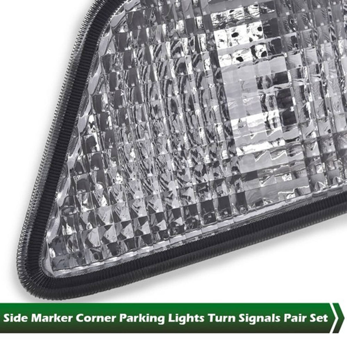 Solid Spare Fit For 98-02 Pontiac Firebird Trans Am Front Corner Turn Signal Lights Housings