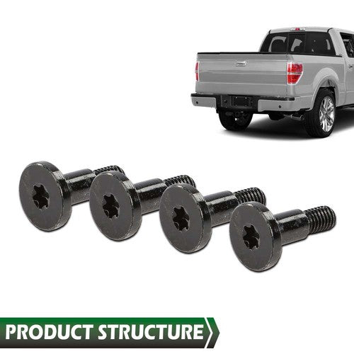 Solid Spare Fit For Ford F150 F250 F350 F450 Super Duty Tailgate Cover Cap Screws Bolts