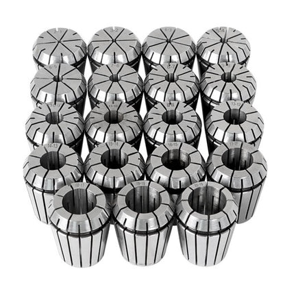 Solid Spare 19PCS ER32 2mm-20mm Spring Collet Set for CNC Workholding Engraving & milling