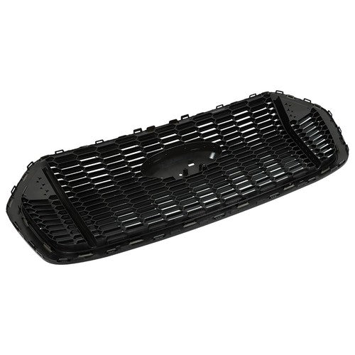 Solid Spare Honeycomb Front Upper Grille Glossy Black For Transit T150 T250 T350 2020-2022