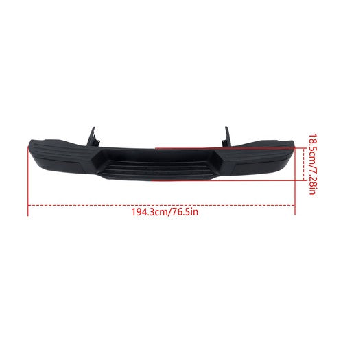 Solid Spare New W/O Park For Nissan NV1500 NV2500 12-21 Rear Step Bumper Assembly Primered