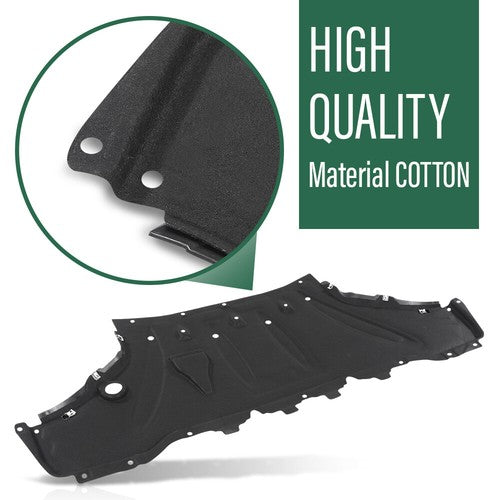 Solid Spare Fit For 2009-2013 Audi A8 D4/4H Front Engine Splash Shield Guard Under Cover