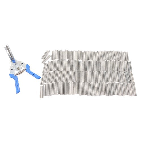 Solid Spare Fencing Gun Hog Ring Plier Fastener Stapler M Nailer Wire Ringer W/ 3000 Clips
