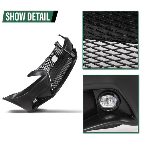 Solid Spare Front Bumper Conversion F-Sport Fit For 2006-2013 Lexus IS250 IS350 C 2IS to 3IS