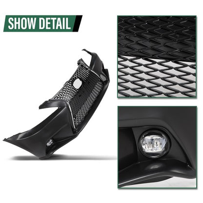 Solid Spare Front Bumper Conversion F-Sport Fit For 2006-2013 Lexus IS250 IS350 C 2IS to 3IS