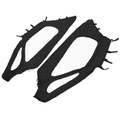 Solid Spare UTV Soft Upper Door Cab Enclosure Set For Polaris RZR PRO XP Turbo R S 2020-2024