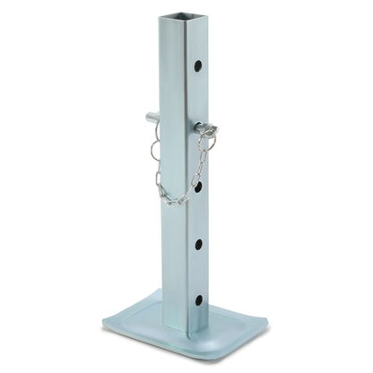 Solid Spare 8000lbs Jack Stand Drop Leg Foot Pad For Square Jacks W/ 2'' Tube Trailer Camper