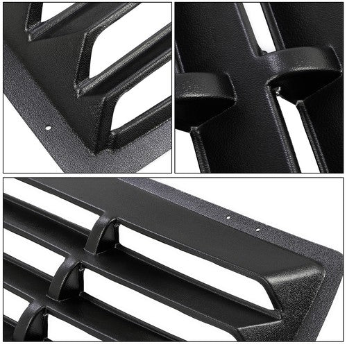 Solid Spare For Ford Mustang Fastback 1979-1993 Black Rear Window Louver Sun Shade Cover ABS