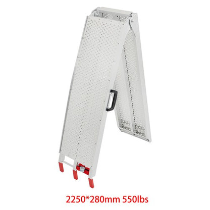 Solid Spare For SUV Trailer Dirt Bike 1PC 7.5FT x 6" 750LBS Folding Motorcycle Loading Ramp