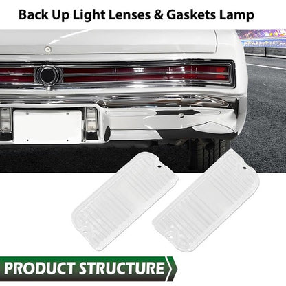 Solid Spare Fit For 1964 1965 Buick Skylark Special Back Up Light Lenses & Gaskets & Screws