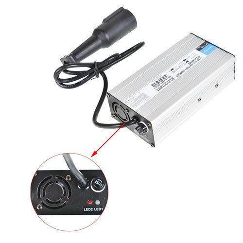 Solid Spare 48 Volt 6Amp Battery Charger Snap Head For Club Car Golf Cart 3 Pin Plug