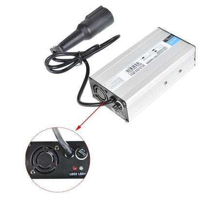 Solid Spare 48 Volt 6Amp Battery Charger Snap Head For Club Car Golf Cart 3 Pin Plug