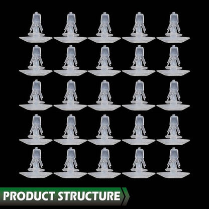 Solid Spare 25pcs Door Weatherstrip Clips 3/16" Hole- 1/4" x 5/8" Head Dia Fit For GM